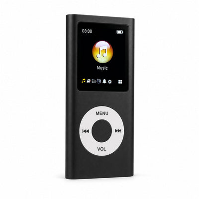 Nostalgi retro MP3 player in midnight black