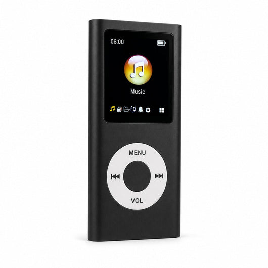 Nostalgi retro MP3 player in midnight black